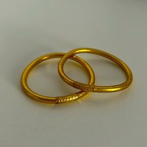 GOLD ALL WEATHER BANGLE BRACELETS® (AWB®) - SERENITY PRAYER